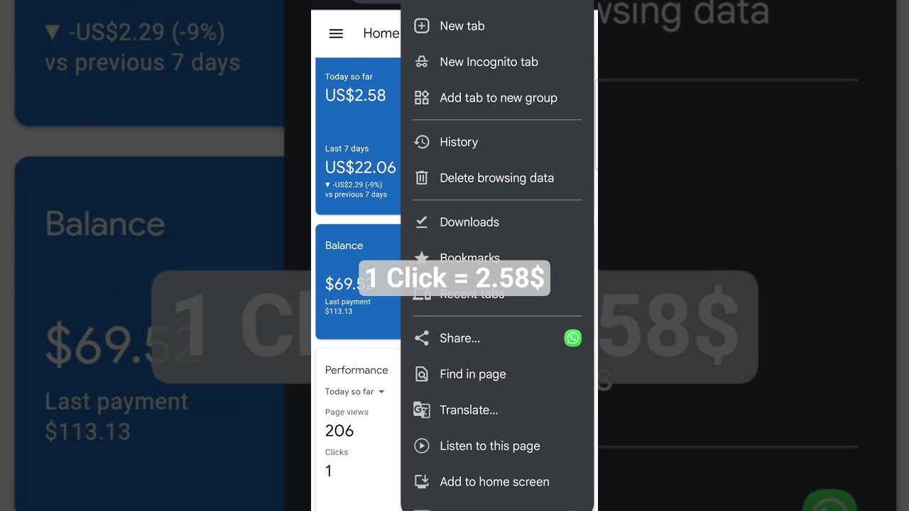 1 Click = $2.58 High CPC Keywords