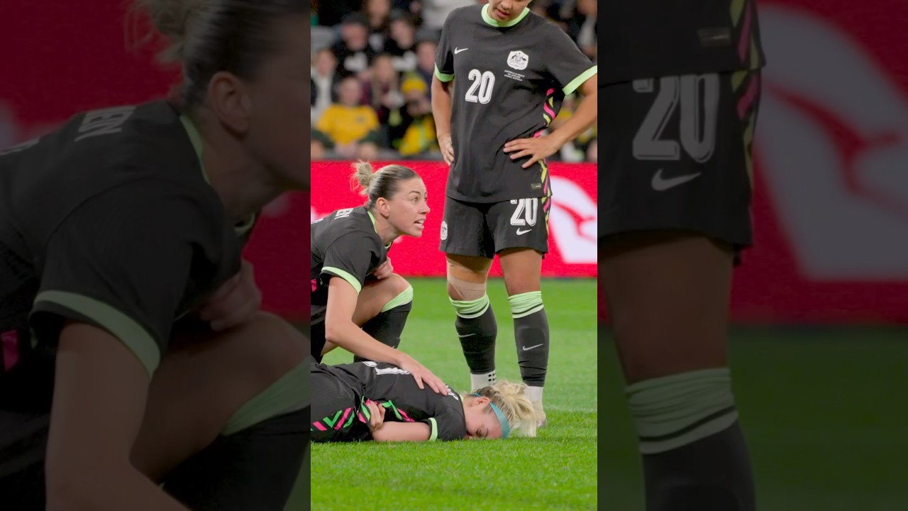 Beast. Mode. 😤#Matildas #EllieCarpenter