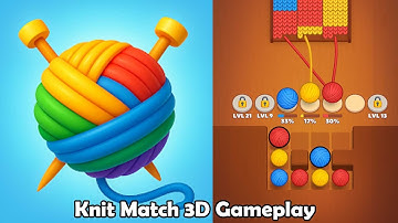 Knit Match 3D : Sort Puzzle Game Gameplay