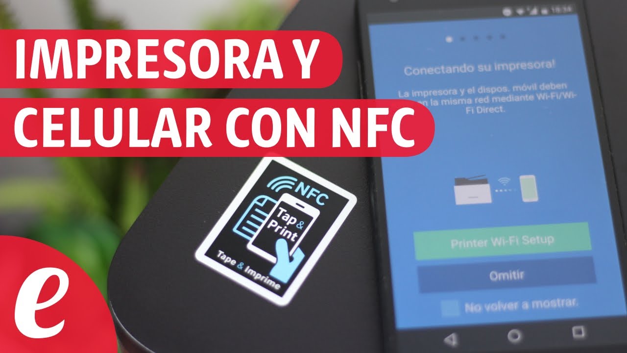 Como imprimir desde el smartphone con NFC (samsung) - YouTube