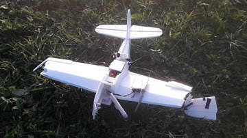 Prototype BL-100 rc plane flight crash (30.10.2020)