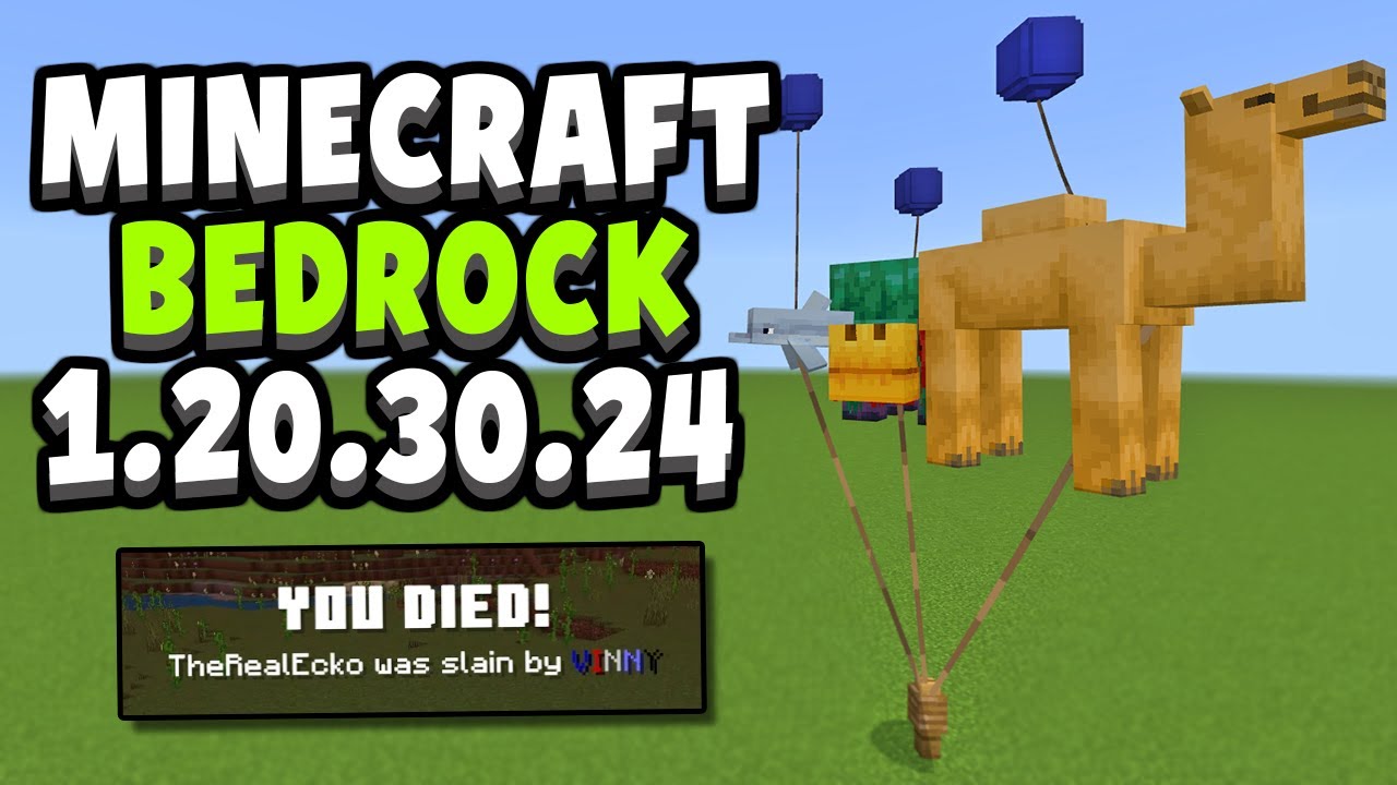 Minecraft Bedrock 1.20.30 update patch notes: Updated You died