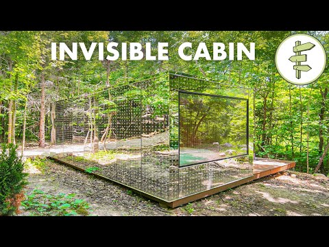 This Mirror Cabin is Hidden in Plain Sight – Chameleon Tiny House with Beautiful Interior