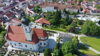 Murnau a. Staffelsee aus der Vogelperspektive