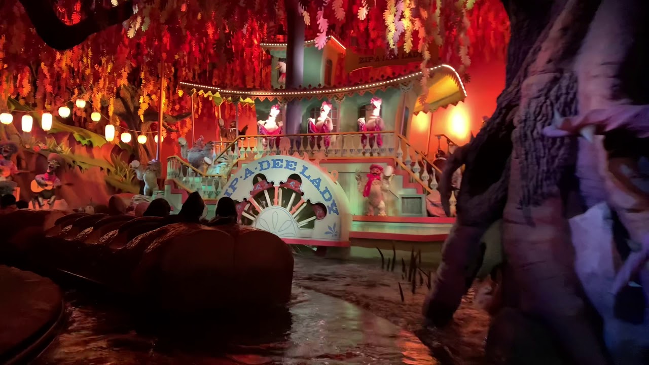 Splash Mountain ride through Tokyo Disneyland