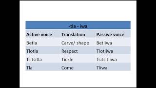 Setswana lessons : Active and passive voice in the Tswana language #tswanatalk screenshot 3