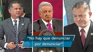 Cita AMLO a Santiago Nieto para explicar si hay financiamiento de García Luna a México Libre