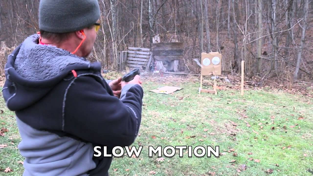 HOW TO BUMP FIRE A HANDGUN [with slowmotion] YouTube