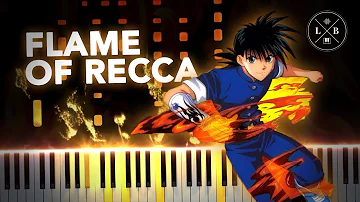 Flame of Recca Opening Theme - Nanka Shiawase - Piano