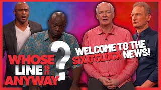 🍆😂 "Hangs So Low It Touches The Ground" | The Weirdest Weird Newscasters | Whose Line Is It Anyway?