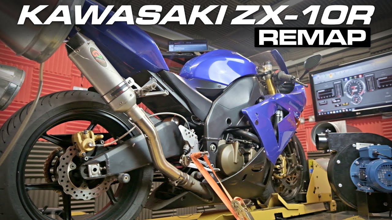 BHP UK Tune the Gen 1 KAWASAKI Ninja ZX-10R! | Custom Dyno