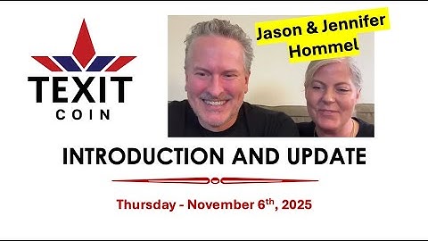 TexitCoin Intro with Jason and Jennifer Hommel (and Bobby Gray) 11/06/25