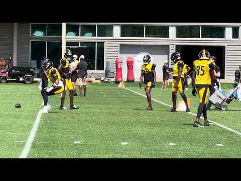Sights and Sounds: Joey Porter Jr., Steelers, at practice