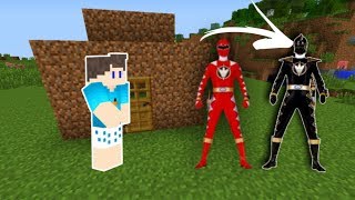 O ROBIN HOOD VIROU UM POWER RANGER E ME DEU O MORFADOR NO MINECRAFT !