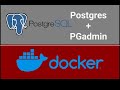Postgresql y pgAdmin con docker