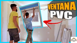 INSTALACIÓN VENTANAS PVC Con espuma de poliuretano y tornillos