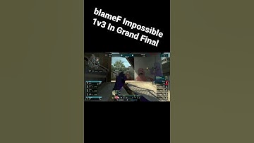 blameF Impossible 1v3 #csgo #astralis #semifinal #clutch #blamef #fnatic