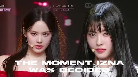 the moment we knew an izna member would debut