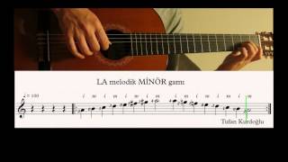 La Melodik Minör gam & Melodic minor scale