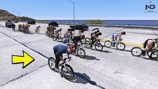 GTA 5 - Michael tham gia giải đua xe đạp Tour de France | ND Gaming screenshot 2