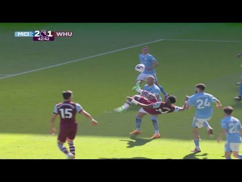 محمد قدوس يتلاعب بلاعبي مانشستر سيتي