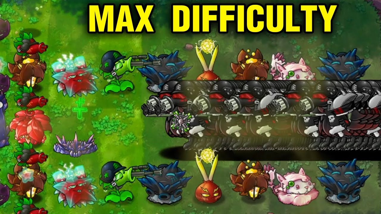 PvZ Fusion 2.4.2: PERFECT Death Corridor (Max Difficulty) - YouTube