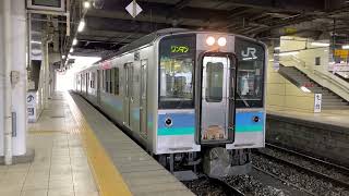 篠ノ井線 E127系100番台 モトA6 篠ノ井行き 長野発車