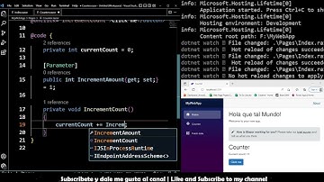 Crear tu Primera #aplicacion #web con #dotnet #blazor bien simple