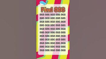 Check observation skill 123: only 7% people can find the number in 5 sec #shorts #spotthedifference