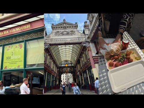 Leadenhall Market best food | Baba Ganoush lebanese food