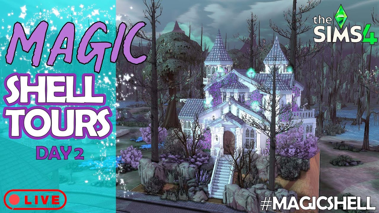 MORE INCREDIBLE Builds!! | Sims 4 - Magic Shell Challenge Tours - Day 2 ...