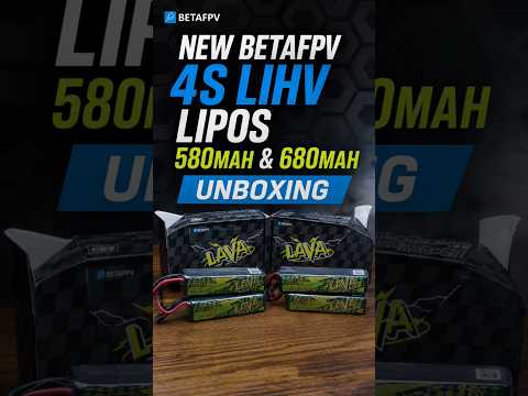 🎥 NEW BETAFPV 4S LiHV LIPOs! 🔋 580mAh vs 680mAh UNBOXING! — Video review, click xem trên YouTube