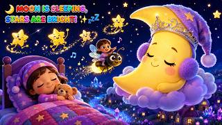 🌙 Moon Is Sleeping, Stars Are Bright ✨ | Magical Bedtime Lullaby for Kids | Cute Cartoon Sleep Story screenshot 1