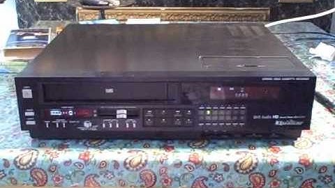 Quasar Hi-Fi Stereo VHS VCR Model VH5346XE