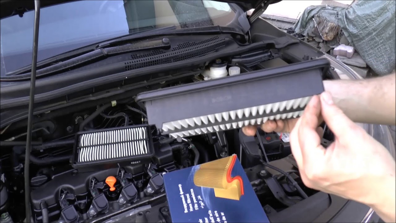 How To Replace, Change Pollen/Cabin Filter - Honda Cr-V, Accord, Civic - Youtube