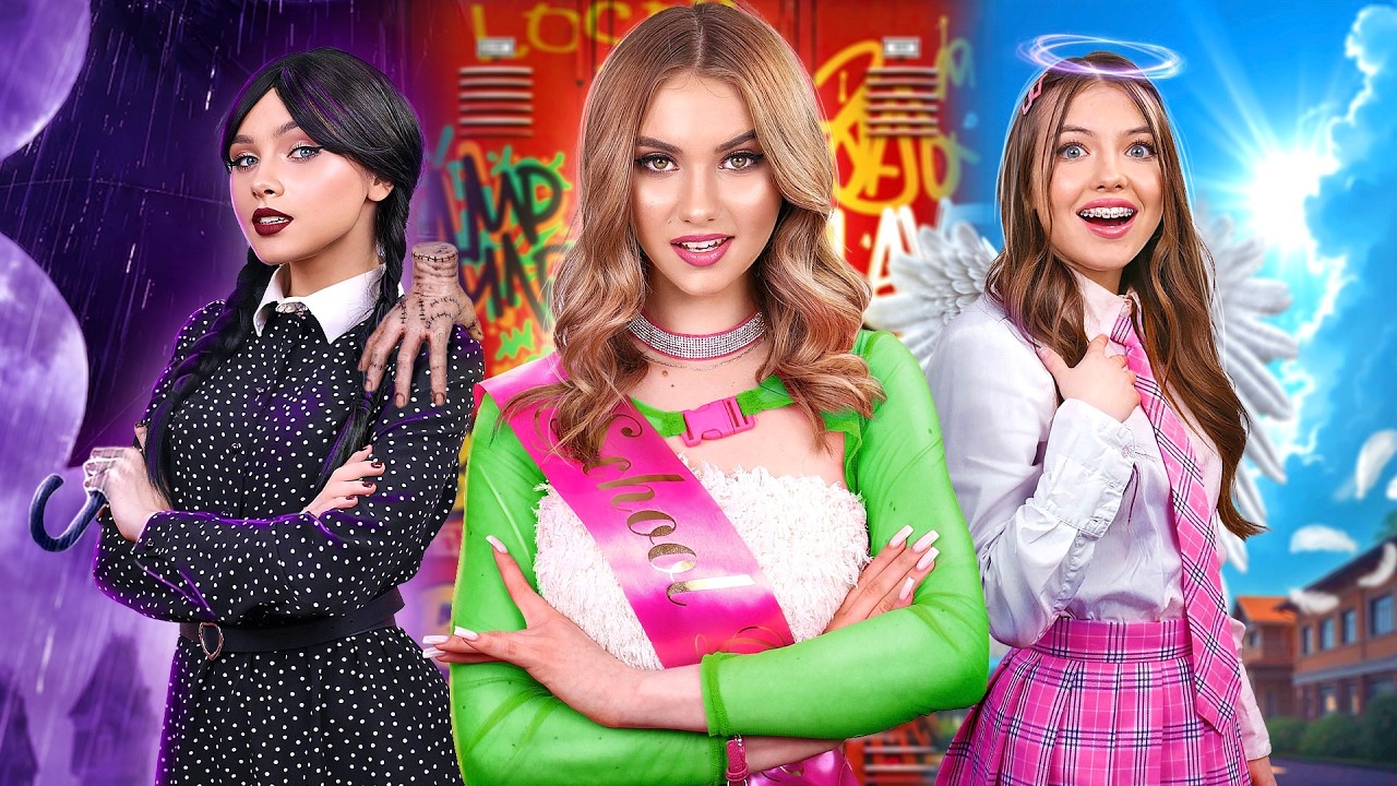 Survivre à Toutes les Écoles pendant 24H ! École Stricte VS École Magique VS Écoles de Loser