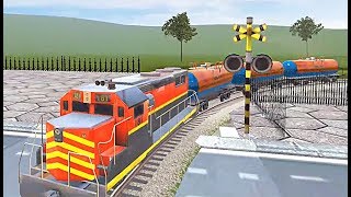 Indian Train City Pro Driving- Oil Tanker Train - Level 6 Using New Train screenshot 3