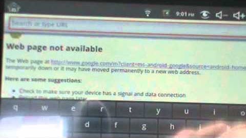 7" Touch Screen TFT LCD Google Android 2.2 (VIA WM8650/800MHz) Tablet PC WiFi/Camera (support ...