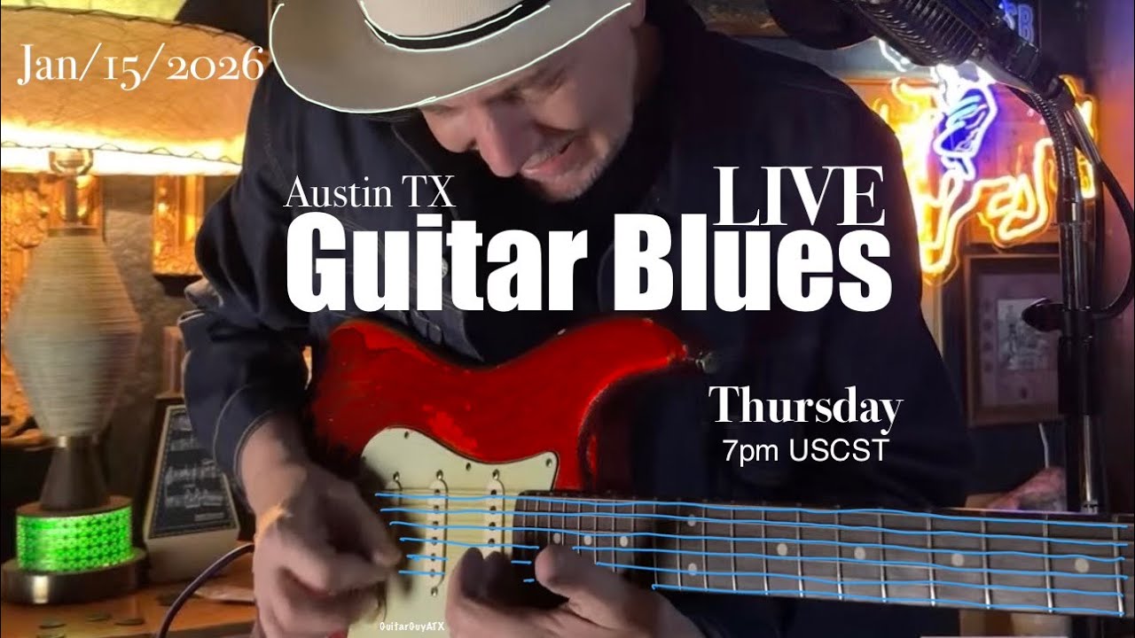 Live Guitar From Austin Texas Thursday Jan 15th 2026 performance show 