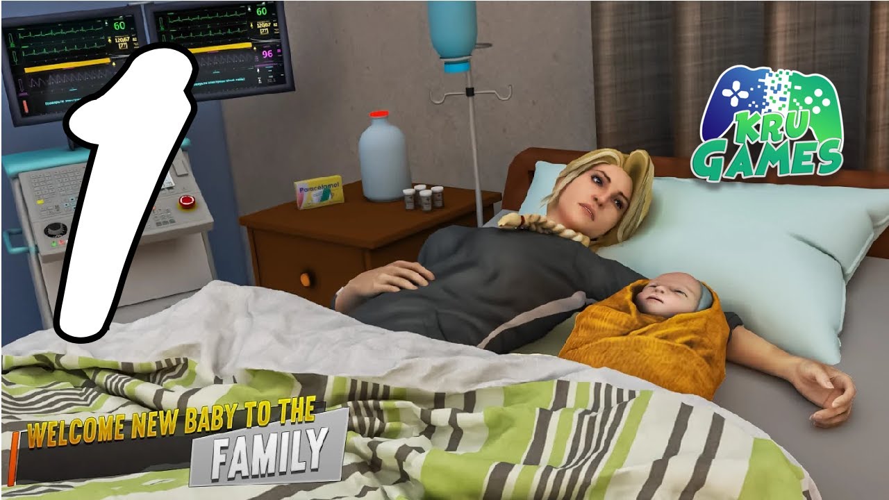 Pregnant Mother Simulator: Happy Virtual Family 3D Gameplay Walkthrough #1 (Android, IOS)
