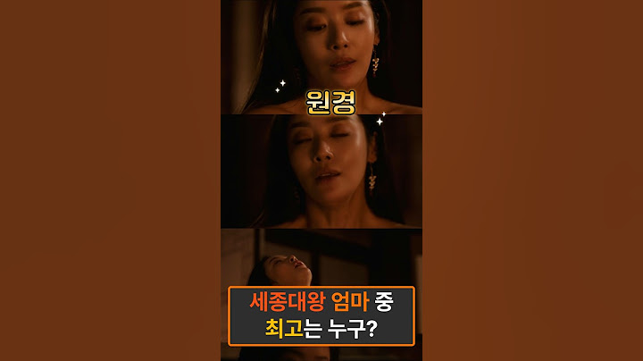 역대 세종대왕 엄마 모음! 최고의 원경 왕후는?! 차주영?!!