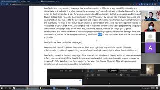 Introduction to JavaScript - PART TIME Guide