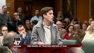 Protests planned at MSU Board of Trustee meeting Friday