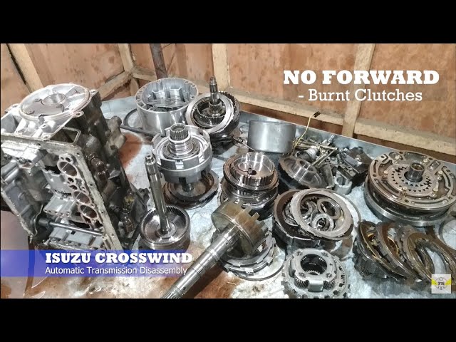 Isuzu Crosswind - Automatic Transmission Disassembly - YouTube