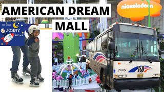 Johny's New Jersey Transit Bus Ride To American Dream Mall Nickelodeon Universe  From NYC