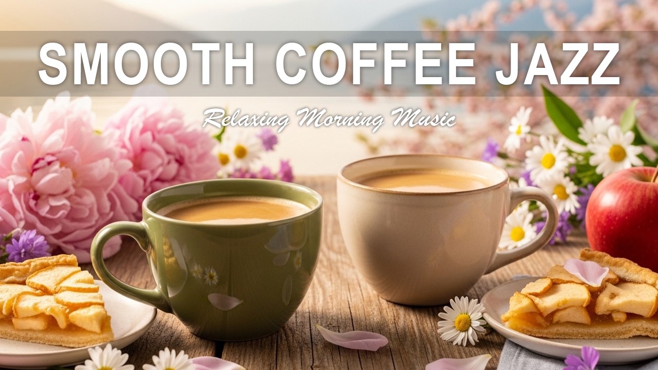 Smooth Coffee Jazz  – Smooth Piano Jazz & Gentle Bossa Nova for Relax, Work & Study ☕🎹