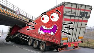 Trucks Vs Bridges | Driving Fails Compilation | Woa Doodles | Funny Video | Tik Tok