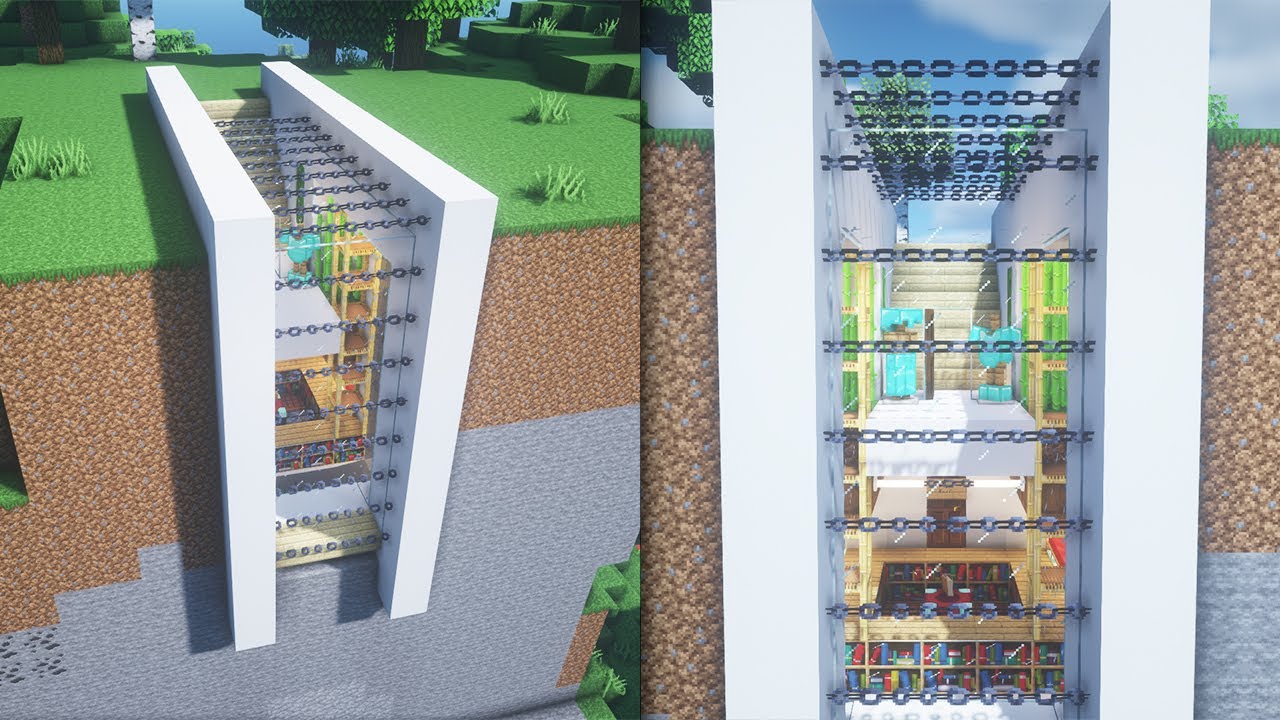 MINECRAFT: How to Build a MODERN MOUNTAIN HOUSE Tutorial (EASY) - YouTube