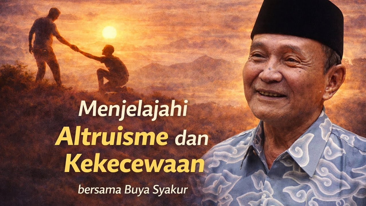 Menjelajahi Altruisme dan Kekecewaan bersama Buya Syakur 
