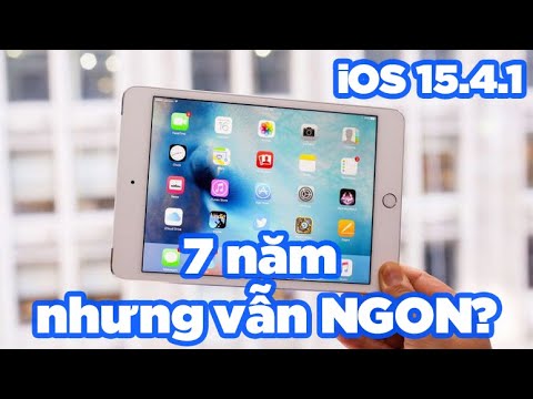 Video iPad mini 4 - 7 năm tuổi còn làm được gì? - youtube